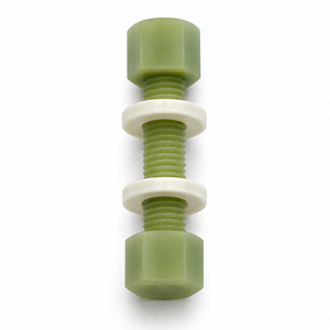 Tige filetée diélectrique en PRF non conductrice, en plastique renforcé de fibre de verre, pour panneaux électriques et centrales électriques - Product Image 1