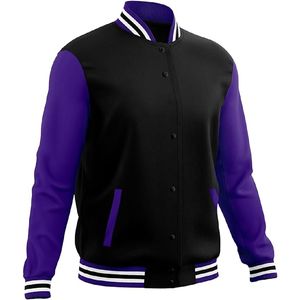 Chaqueta universitaria para hombre con parche bordado de chenilla personalizado, estilo béisbol, extragrande, tipo Letterman, chaqueta varsity para hombre. - Product Image 6