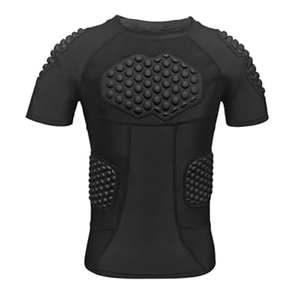 Conjunto de Protección para Adultos, Camiseta y Pantalones de Compresión Acolchados con EVA, Equipo de Protección para Portero, para Fútbol, Baloncesto y Deportes - Product Image 6