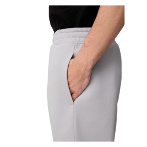 Shorts Bermuda Homme Gris Clair Uni en Coton Décontracté Taille Élastique Mi-Haute Respirant Style Tissé - Product Image 4