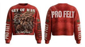 Sudadera Oversize de Estilo Urbano para Hombre, con Estampado Gráfico Personalizado Vintage, Cuello Redondo, Manga Corta, Informal, 100% Algodón - Product Image 4