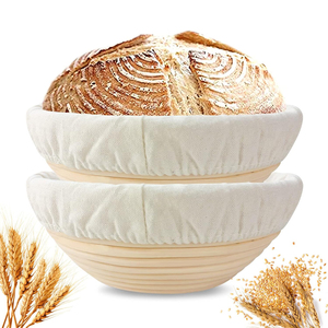 Natural Rattan <b>Bread</b> Proofing <b>Basket</b> Handmade Dough Rising <b>Basket</b> for Home Use Factory Wholesale - Product Image 2
