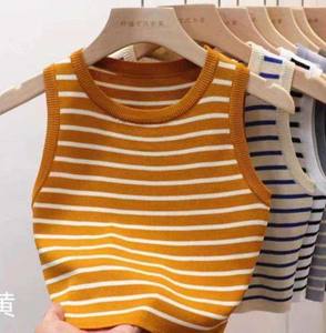 Gilet sans manches pour femme en tricot uni décontracté, col rond, séchage rapide, doux pour la peau, respirant - Product Image 5