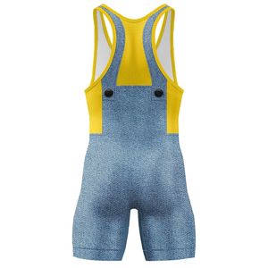 Trajes de Lucha Libre para Hombre de Estilo Único, Tela Ligera y Transpirable, para Entrenamiento y Competencia Deportiva - Product Image 5
