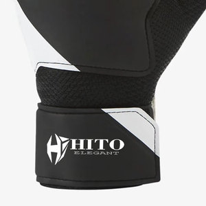 German <b>Latex</b> Custom Design Black and White Negative Finger Stretchable Soccer Goalkeeper <b>Gloves</b> 4mm German <b>Latex</b> - Product Image 4