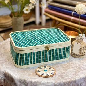 Bamboo Gift Basket <b>Box</b> Best Price Bamboo Organizer For Interior Decoration Jewelry Vietnam by 99 Gold Data - Product Image 1