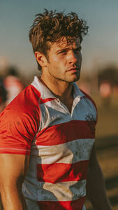 Camiseta de Rugby de Alta Calidad con Cuello Camisero, Personalizable, 100% Poliéster, Camiseta de Fútbol, Rugby, Polo para Hombre - Product Image 4