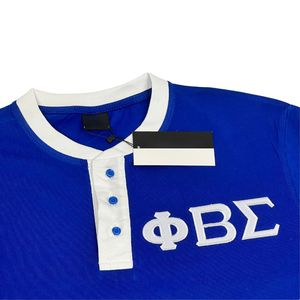 Camisa Henley Premium Phi Beta Sigma para Hombre, Ajuste Cómodo, Ropa de Fraternidad Griega de Alta Calidad, Estilo Casual - Product Image 3