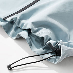 Chaqueta Cortavientos con Capucha para Hombre, Ligera, con Cierre Frontal, Resistente al Viento, con Tela Transpirable para Viajes y Senderismo - Product Image 3
