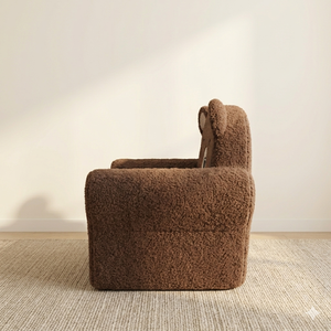 Cute Embroidered Pattern Full Foam <b>Kids</b> <b>Sofa</b> Vacuum Compressed for Living Room & Playroom - Product Image 3