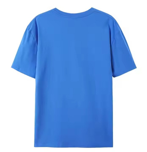 เสื้อยืดผ้าฝ้ายสำหรับผู้ชาย น้ำหนักเบา สวมใส่สบาย ผลิตตามแบบ OEM เสื้อยืดผ้าฝ้ายผู้ชาย เนื้อผ้าระบายอากาศดี ผลิตโดย HS - Product Image 2