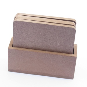 Sublimation MDF Square Coaster DIY Semi-Finished Cup Mat Custom Logo Promotional Gifts Eco-Friendly Luxury Artizon Studio 10 mm - Product Image 1