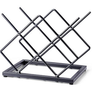 Moderno Soporte Metálico para Botellas de Vino, Estante de Almacenamiento Independiente para una Sola Botella, Exhibidor para el Hogar, Accesorio de Bar, Almacenamiento de Hierro para Cocina - Product Image 2