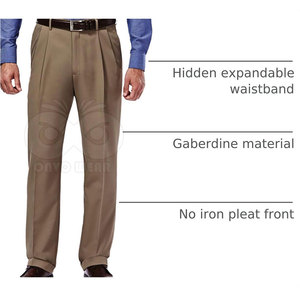 Pantalón de Vestir Formal para Hombre a Bajo Precio, Pantalón de Vestir Formal Transpirable para Hombre - Product Image 4
