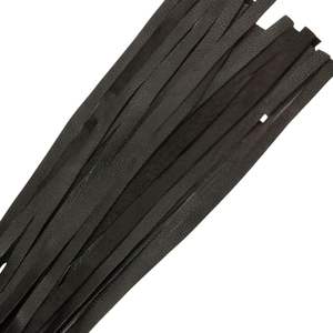 Flogger de cuero de alto impacto con tiras anchas y gruesas y mango firme - Product Image 3