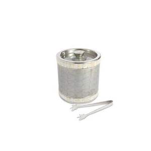 Cubo de hielo metálico de primera calidad para enfriar vino, champán y cerveza, accesorio de bar duradero, perfecto para el hogar y la cocina. - Product Image 1