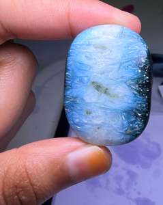 Piedra de Hielo Glaciar Natural Premium al por Mayor, Gema de Cristal Blanco Azulado, Cabujón de Formas Mixtas, Hilo de Piedras para Fabricación de Joyería de Alta Calidad - Product Image 3