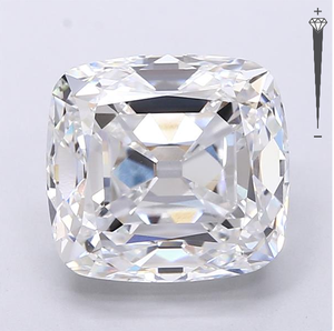 Diamante Cultivado en Laboratorio con Certificación IGI, 7.56 CT, Corte Cuadrado, Color D, Claridad VVS2, CVD LG 792671366, ROYAL GEMS para Joyería - Product Image 1