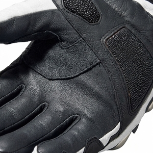 Guantes de cuero para hombre, con cierre de gancho y bucle, transpirables, para ciclismo, verano - Product Image 6