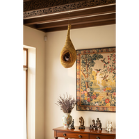 Decoración de Mesa con Nido de Pájaro Artificial Inspirado en la Naturaleza |   Elegante Adorno Decorativo para Interiores, para Decoración del Hogar y el Interior