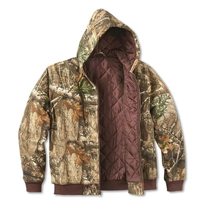 Chaqueta de Caza para Exteriores GRACE SIGN GS-HW, Chaqueta de Invierno Cálida con Camuflaje, Chaqueta Soft Shell Unisex de Talla Grande con Forro de Poliéster, Venta al por Mayor - Product Image 3