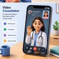 Logiciel intégré de gestion des rendez-vous médicaux et des patients, application mobile, plateforme web, support Internet, Linux, MAC