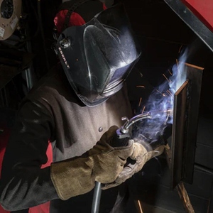 Gants de soudage en cuir de vachette pleine fleur, résistants aux flammes, pour la protection personnelle, usage intensif, pour la lutte contre les incendies et la construction - Product Image 6