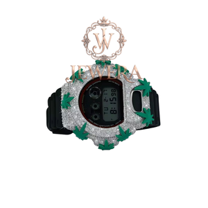 Direct Factory Supply Moissanite Rubber Diamond <b>Watch</b> <b>for</b> Business Wear Night Events and Luxury Looks Available <b>for</b> Export Price - Product Image 1