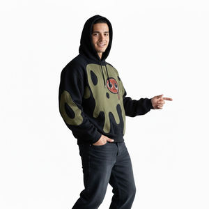 Hoodie surdimensionné personnalisé avec broderie, matière et broderie de haute qualité, pour un style streetwear ou décontracté, unisexe. - Product Image 6