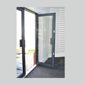 USA Standard Aluminium Glass Casement Doors Interior <b>Frame</b> <b>Swing</b> Glazing Entry <b>for</b> Exterior Bedrooms Apartments Supermarkets - Product Image 1