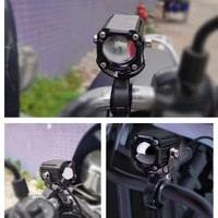 Feux LED TCYATO 12V-85V pour moto, adaptés aux motos sportives et aux voitures, phares clignotants 4 couleurs, niveau IP68