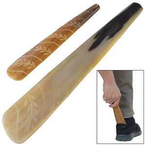 Chausse-pied en corne de buffle naturelle de qualité supérieure, 12 pouces, meilleur prix de gros, fabriqué en Inde - Product Image 2