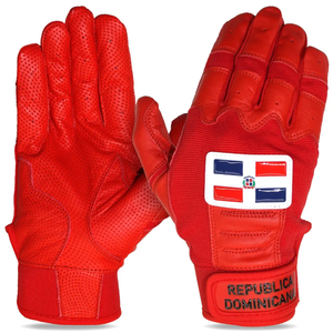 Guantes de Bateo de Béisbol Personalizables, Ligeros, Duraderos, de Cuero Suave, Transpirables, con Cierre de Gancho y Bucle, Hechos en Pakistán - Product Image 3