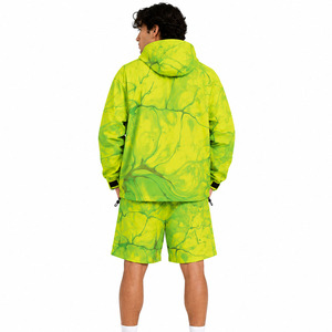 Conjuntos Cortavientos de Primera Calidad, Cortavientos de Poliéster para Hombre, Conjunto de Dos Piezas de Pantalones Cortos y Chaqueta Cortavientos, Sudaderas Ligeras de Verano - Product Image 2