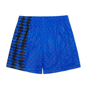 Shorts décontractés pour hommes avec taille élastique, motif uni, shorts en maille sublimée, taille mi-haute, techniques de teinture unie, fabriqués au Pakistan - Product Image 6