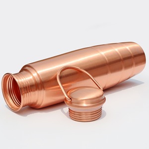 Pure <b>Copper</b> Water <b>Bottle</b> with Handle Lid Hammered <b>Copper</b> <b>Drinking</b> <b>Bottle</b> for Daily Use Ayurvedic <b>Copper</b> Water <b>Bottle</b> for Wellnes - Product Image 1