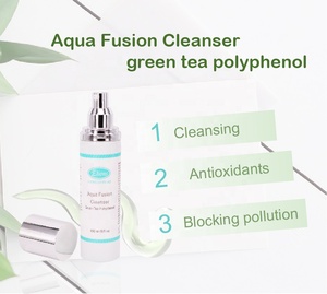 Gel limpiador hidratante a base de hierbas para lavado de cara antiarrugas de té verde para piel seca beneficios antienvejecimiento - Product Image 6