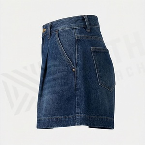Shorts de Mezclilla Holgados para Mujer, Estilo Veraniego, Casual, de Alta Calidad, con Bolsillos Laterales, Moda Urbana Premium - Product Image 3