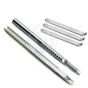 Instrument de grattage osseux dentaire en acier inoxydable, manuel, réutilisable, outil chirurgical certifié CE pour la chirurgie implantaire et le traitement buccal - Product Image 6