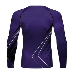 Custom Sailing Training Nylon Jersey Rash Guard With Lightweight Raglan Sleeves And Custom Pattern Long Sleeve <b>Compression</b> <b>Shirt</b> - Product Image 5