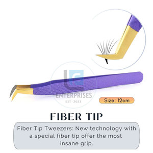 Pince à épiler pour extensions de cils en acier inoxydable de qualité supérieure, faible MOQ, vente en gros - Product Image 2
