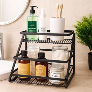 Estante Metálico de 3 Niveles para Especias, Organizador de Almacenamiento para Encimera de Cocina - Product Image 4