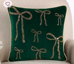 Coral Embroidered Cotton <b>Throw</b> Pillow <b>Cover</b> Square Decorative Cushion Case For <b>Sofa</b> Bed Living Room Home Decoration - Product Image 5