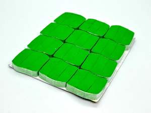 Ensemble de 12 plaquettes de confettis effet neige verte, effet neige classique en Chine, 1000 flocons par plaquette, effet visuel - Product Image 5