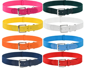 Ceintures de golf et de baseball blanches personnalisées tressées extensibles pour hommes en nylon élastique - Product Image 6