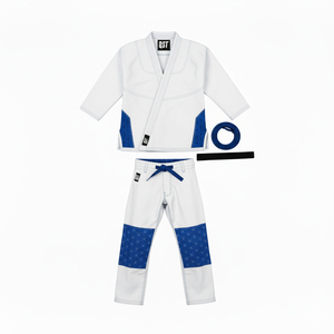 Kimono de Jiu-Jitsu Brésilien (BJJ) personnalisé avec logo, directement de l'usine, pour entraînement et grappling, avec ceinture - Product Image 2