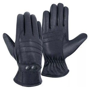 Gants de conduite imperméables de qualité supérieure, respirants, en cuir, personnalisés, élégants - Product Image 1