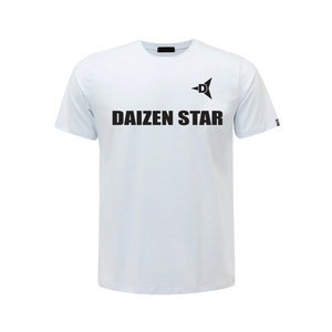 Daizen Star Men's Short Sleeve T-Shirt Regular Fit Neck Casual Knitted Polyester Tee Letter Print Front Logo Eco-Friendly - Product Image 2