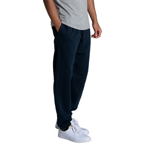 Pantalones Deportivos de Algodón Gris Claro para Hombre, Cintura Elástica, Bolsillos Laterales, Joggers Casuales de Otoño, Tejido Liso de Peso Medio - Product Image 4