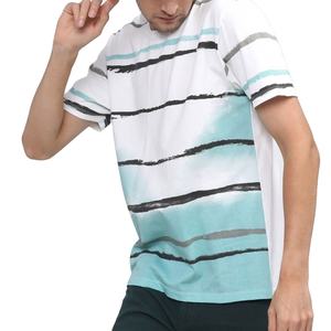 Camiseta de manga corta de lona sólida para hombre en diferentes colores de secado rápido transpirable de calidad Premium - Product Image 4